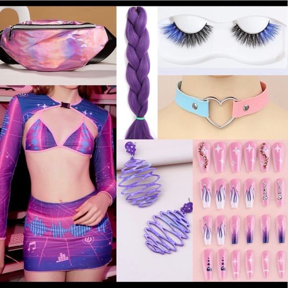 Turn Up the Music Full Rave Outfit